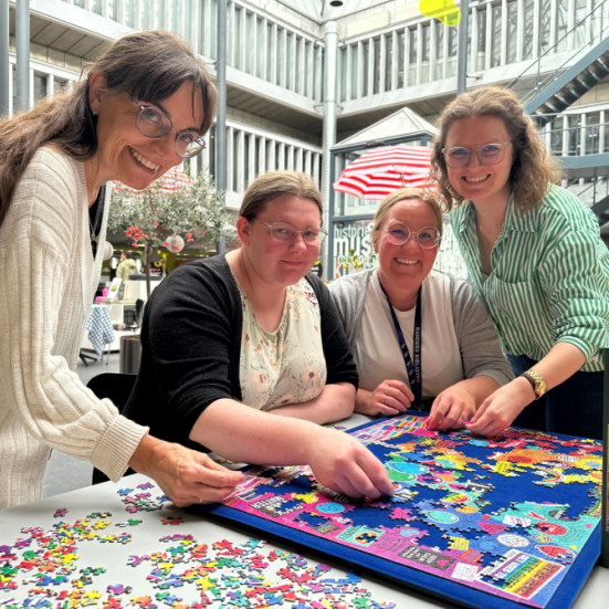 Sonja Overgaard Vestergård, Natasha Kristensen, Mai Kordelin Paulsen og Camilla Kjær Jensen 