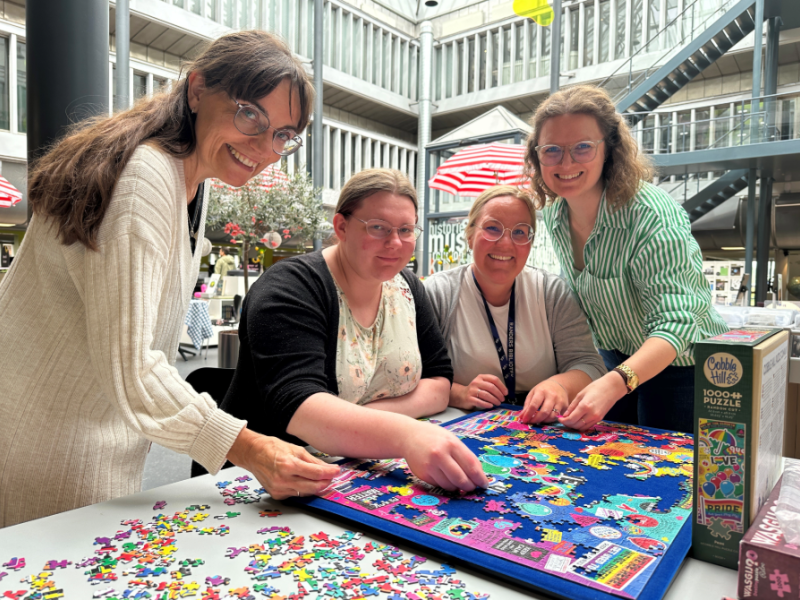 Sonja Overgaard Vestergård, Natasha Kristensen, Mai Kordelin Paulsen og Camilla Kjær Jensen 