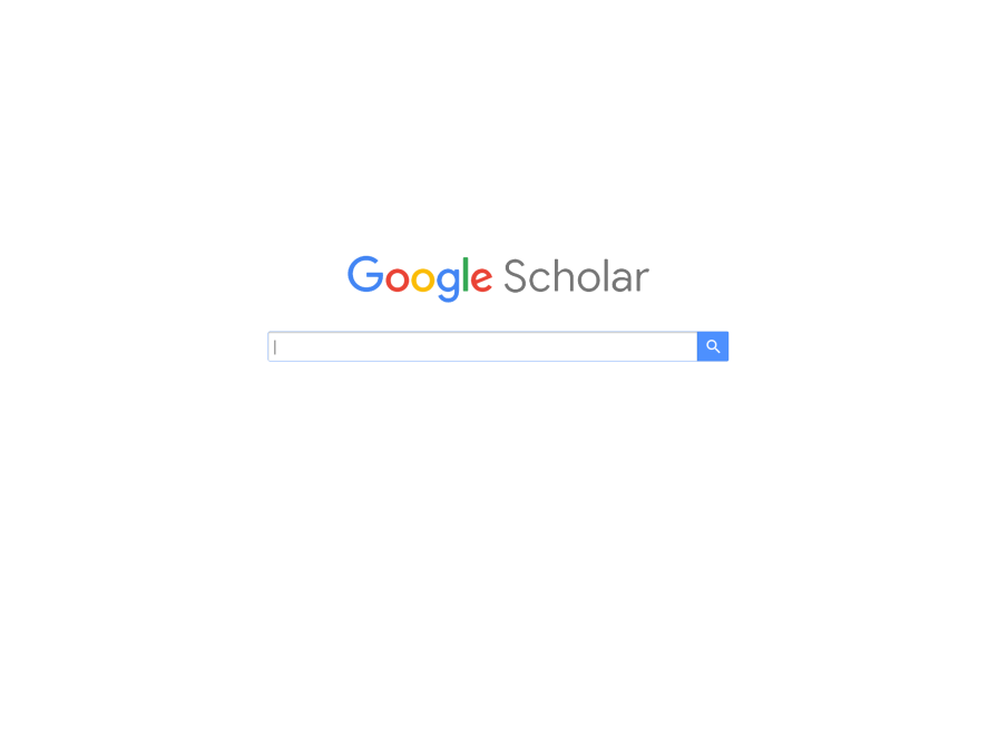 Scholar er en videnskabelig indgang til Google, som bredt søger efter videnskabelig litteratur